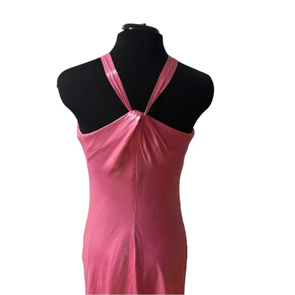 Pink prom dress vintage Cache size 4 absolutely stunning dress see video! - Picture 12 of 16